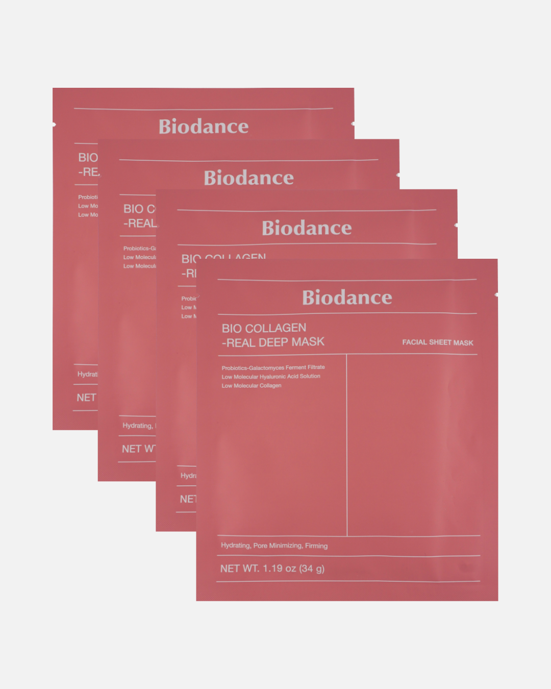 BIODANCE Bio-Collagen Real Deep Mask Set (4 Stück)