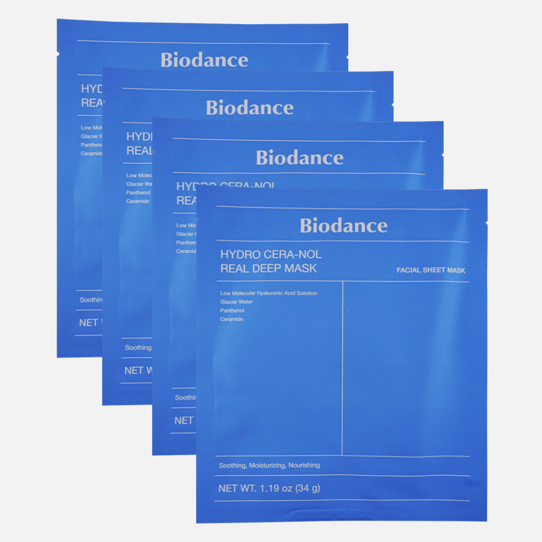 BIODANCE Hydro Cera-nol Real Deep Maske Set (4 Stück)