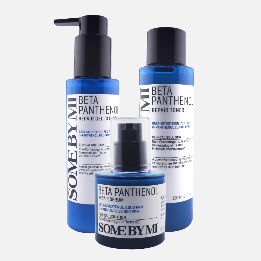 SOME BY MI Beta Panthenol Repair 3-Step Skincare Set