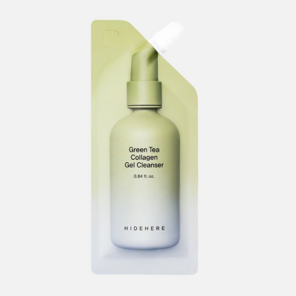 HIDEHERE Green Tea Collagen Gel Cleanser