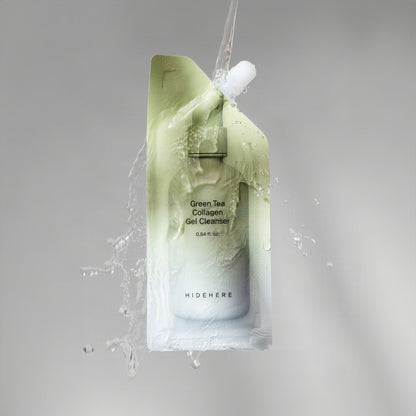HIDEHERE Green Tea Collagen Gel Cleanser
