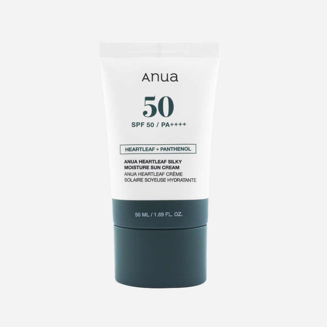 ANUA Heartleaf Silky Moisture Sunscreen SPF50+ PA++++