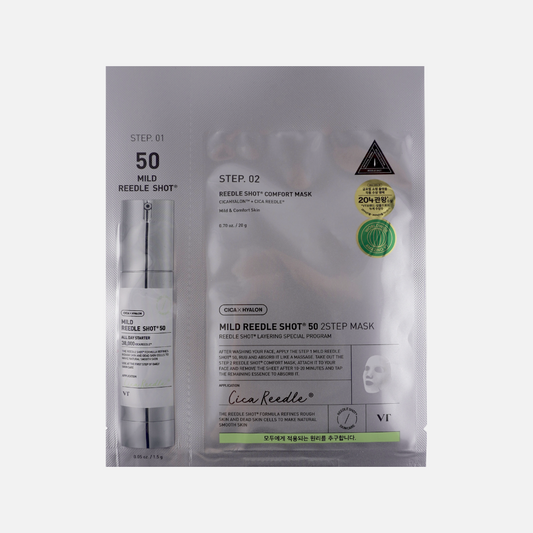 VT Cosmetics Mild Reedle Shot 50 2-Step Mask